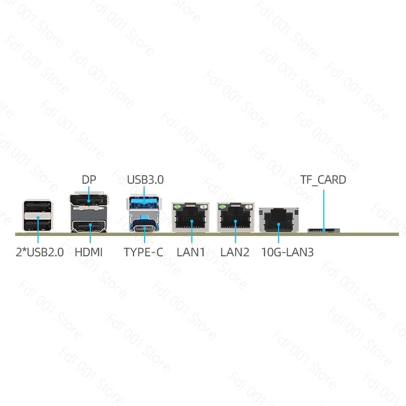 Nas Motherboard N100 6 Sata - เมนบอร์ด N100 รองรับ Dual 2.5G 10G