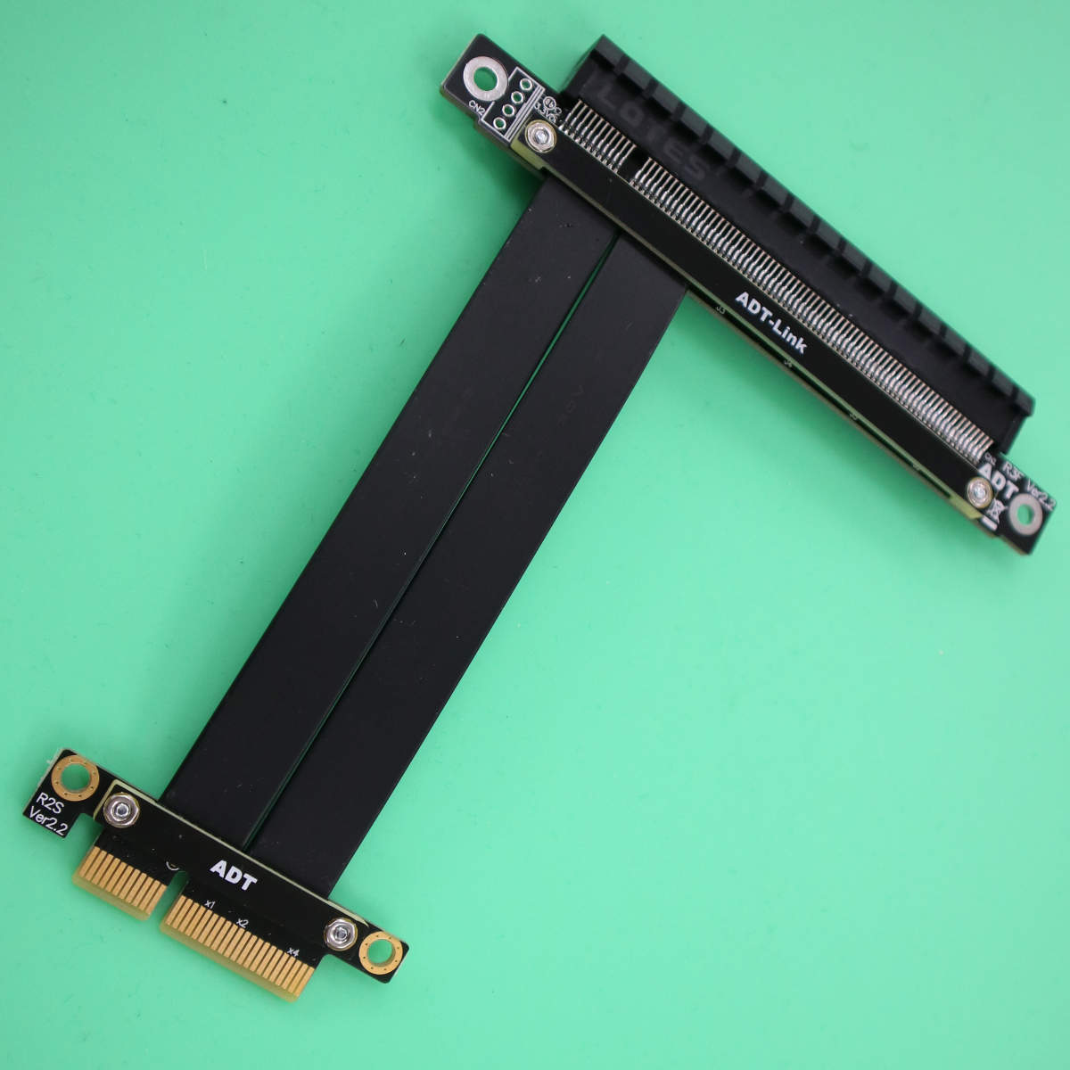คู่เดี่ยว90องศามุมขวา PCI-E 4. - Pcie 4.0 X16 Riser Cable 90 Degree บทวิจารณ์และราคา