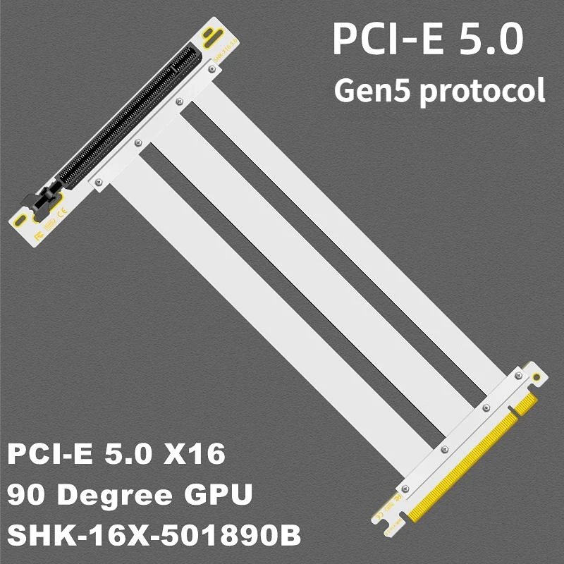 สายต่อขยาย PCIE 5.0 x16 เหมาะส - Pcie 4.0 X16 Riser Cable 90 Degree บทวิจารณ์และราคา