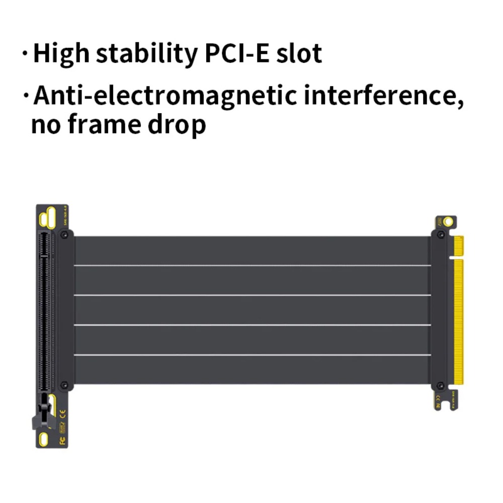 สายต่อขยาย PCI‑E 4.0/3.0 X16 ส - Pcie 4.0 X16 Riser Cable 90 Degree บทวิจารณ์และราคา