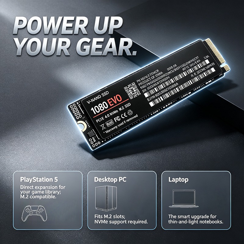 2026 รุ่นใหม่ 1080 EVO M.2 NVM - M.2 Nvme 4Tb Pcie 4.0 Ssd บทวิจารณ์และราคา