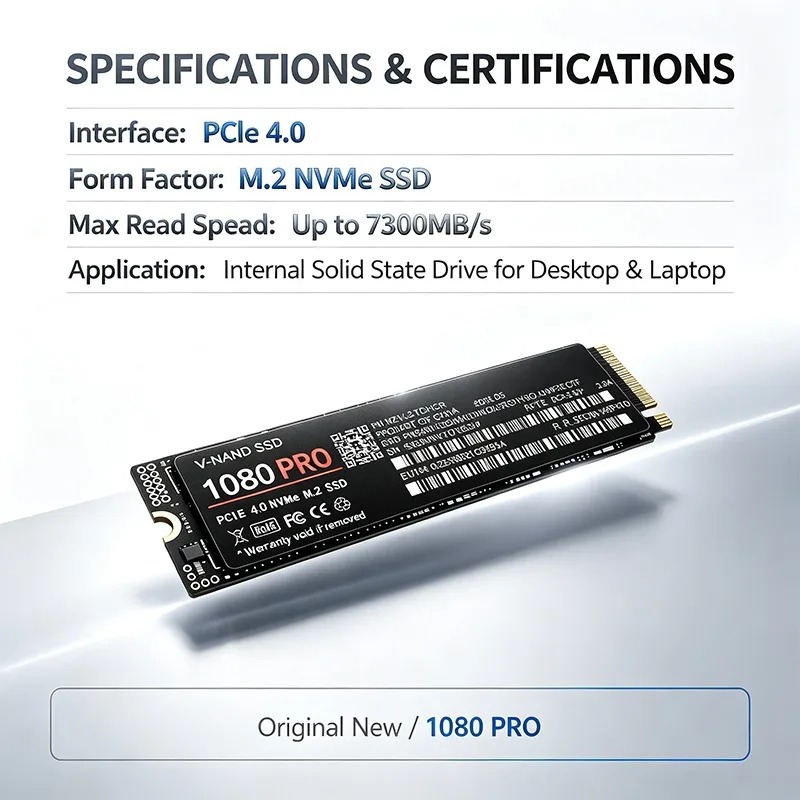 SSD รุ่น 1080PRO แท้ M.2 NVMe  - M.2 Nvme 4Tb Pcie 4.0 Ssd บทวิจารณ์และราคา