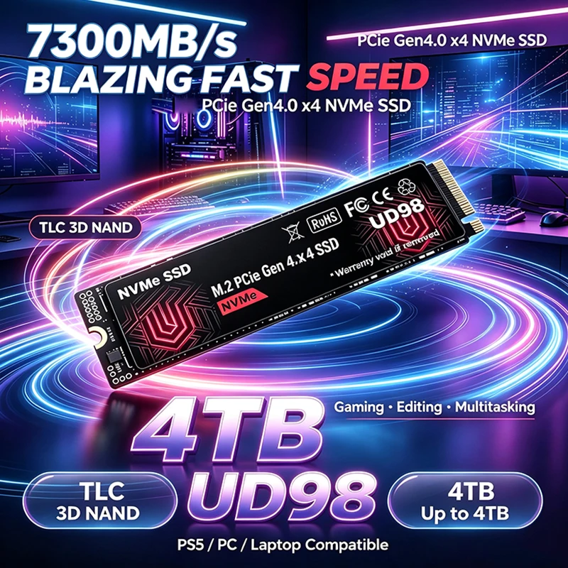 2026 ใหม่ ของแท้ UD98 M.2 NVMe - M.2 Nvme 4Tb Pcie 4.0 Ssd บทวิจารณ์และราคา