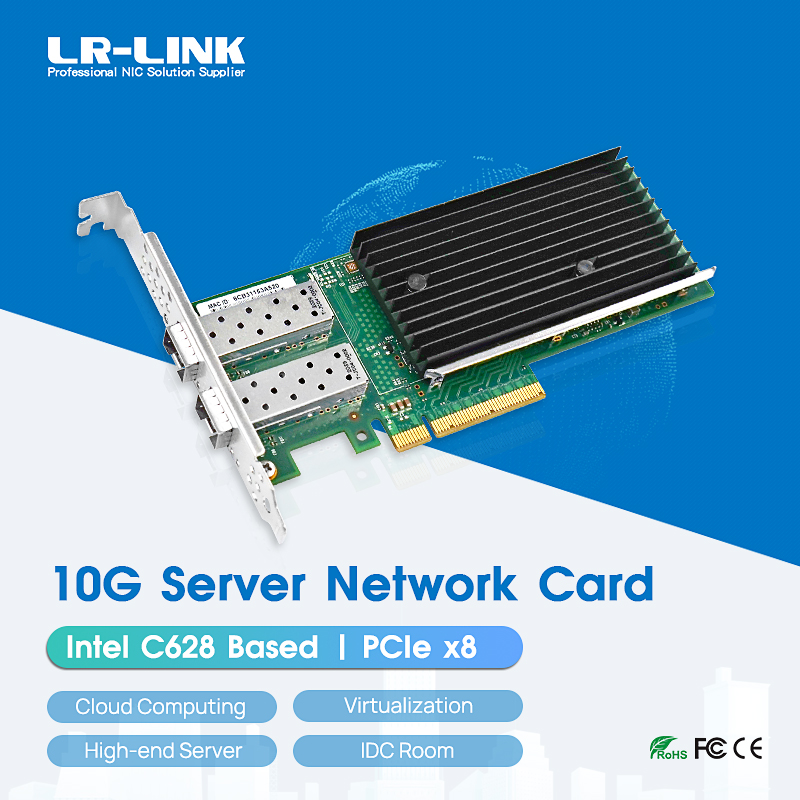 LR-LINK 1010PF-2SFP+ PCIe x8 D - 10Gb Sfp+ Pcie Network Card Dual Port บทวิจารณ์และราคา