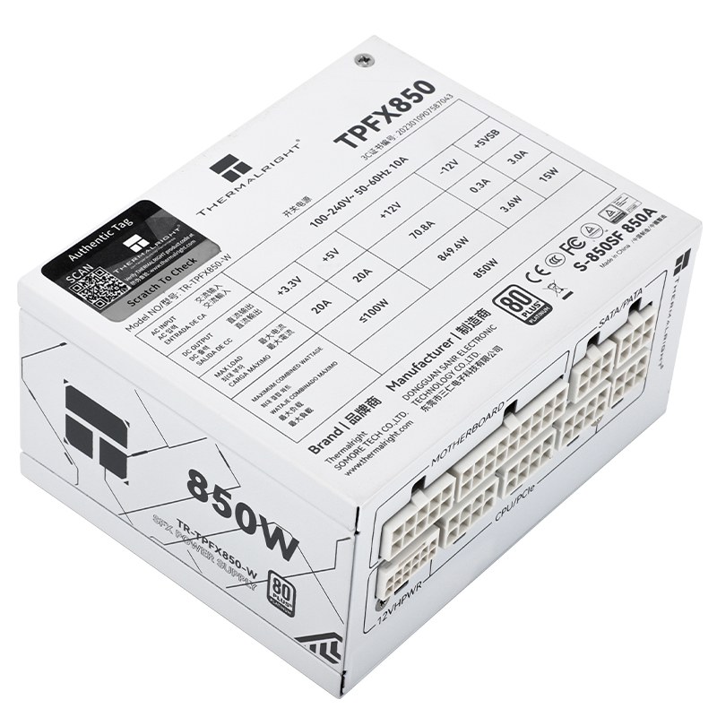 Thermalright TR-TPFX850-W แหล่ - Sfx Power Supply 850W Gold บทวิจารณ์และราคา