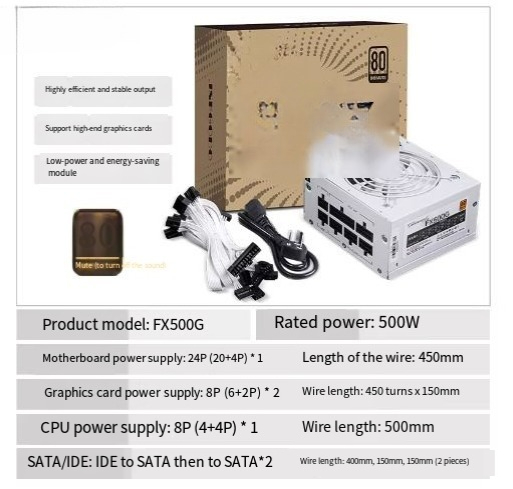 พาวเวอร์ซัพพลายแบบโมดูลาร์เต็ม - Sfx Power Supply 850W Gold บทวิจารณ์และราคา