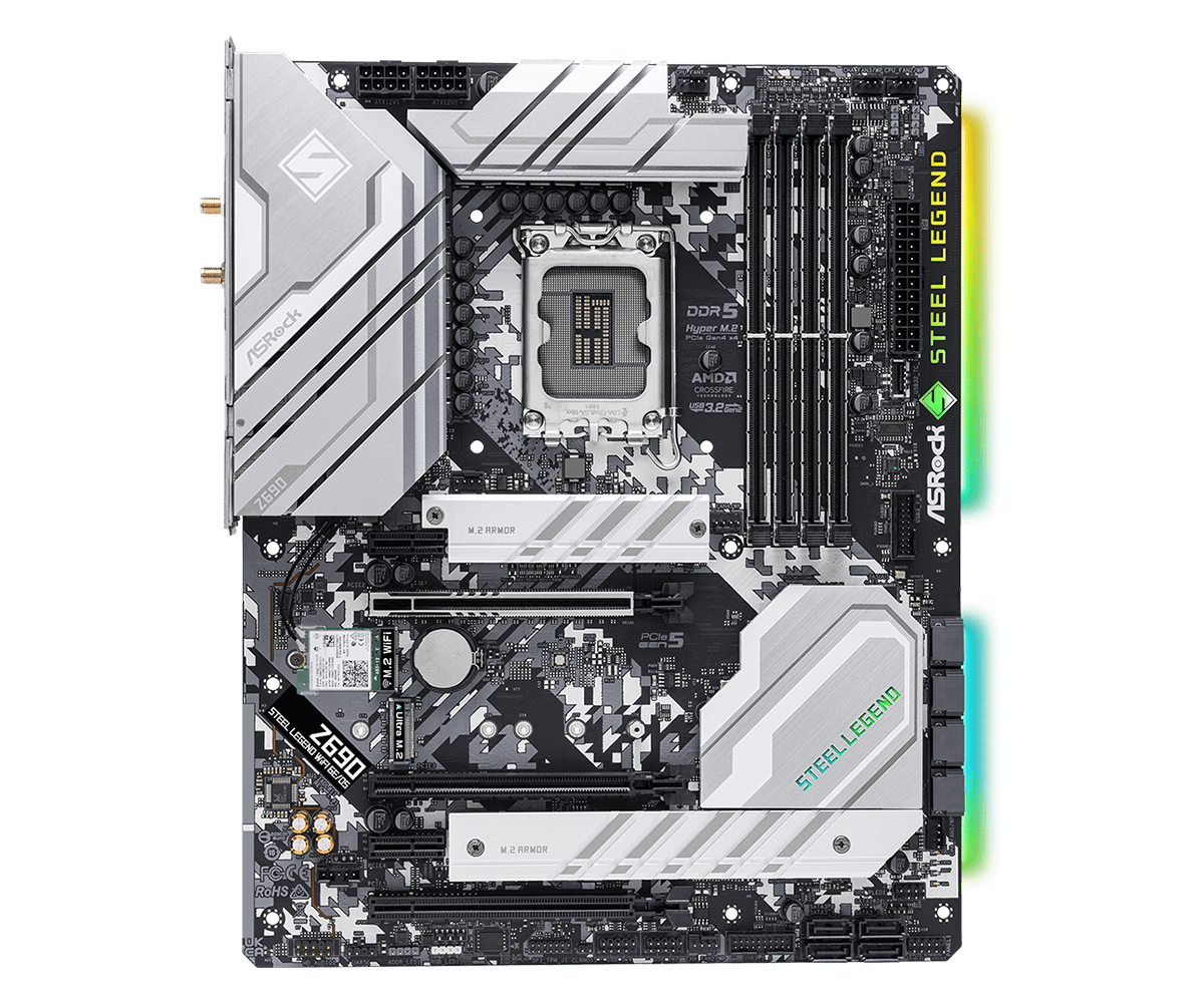 เมนบอร์ด Z690 LGA1700 ASROCK Z - Lga 1700 Ddr5 Itx Motherboard บทวิจารณ์และราคา