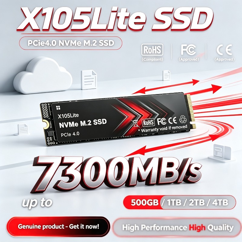 X105Lite M.2 NVMe SSD PCIe 4.0 - M.2 Nvme 4Tb Pcie 4.0 Ssd บทวิจารณ์และราคา