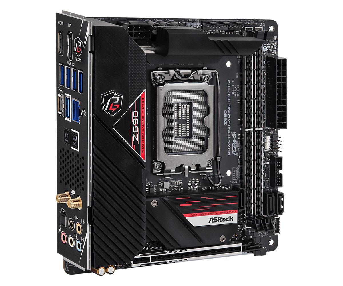 ASROCK Z690 Phantom Gaming-ITX - Lga 1700 Ddr5 Itx Motherboard บทวิจารณ์และราคา